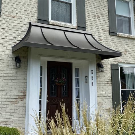 pictures of metal awnings on houses|residential painted metal awnings.